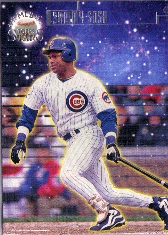 1998 Topps Stars SILVER   SAMMY SOSA #93 #d/4399 BV$4  