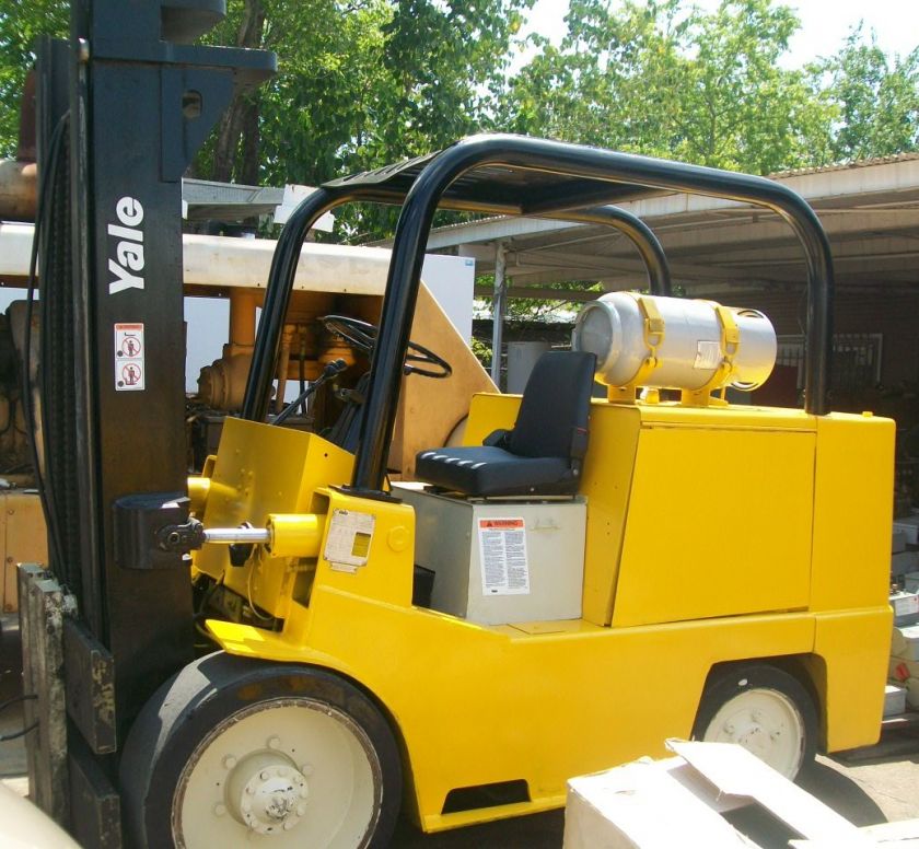 YALE 1982 GLC120SBS096 12000 CAP FORKLIFT $7,500  