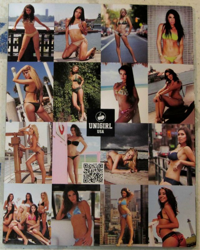   States SWIMSUIT CALENDAR 16 Month Wall Calendar COLLEGE GIRLS  