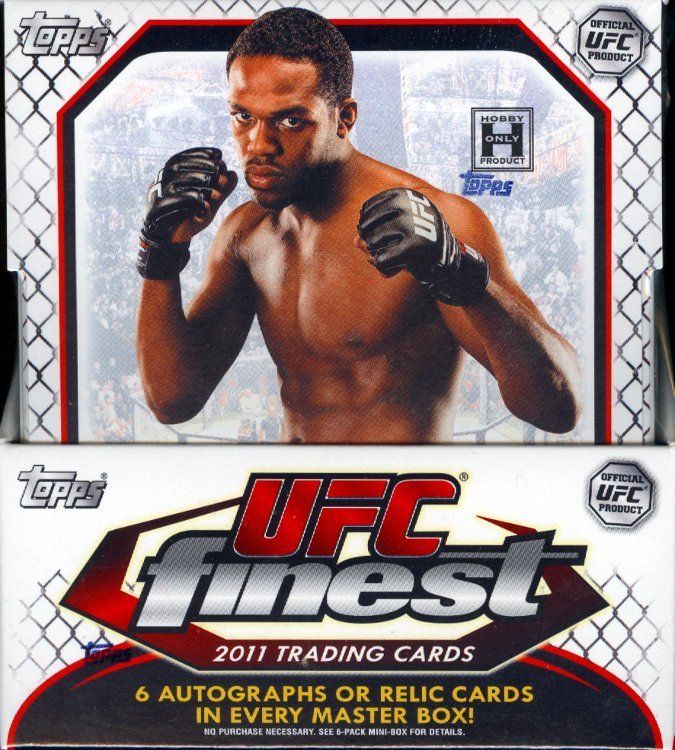 2011 TOPPS UFC FINEST HOBBY 8 BOX CASE BLOWOUT CARDS 041116317880 