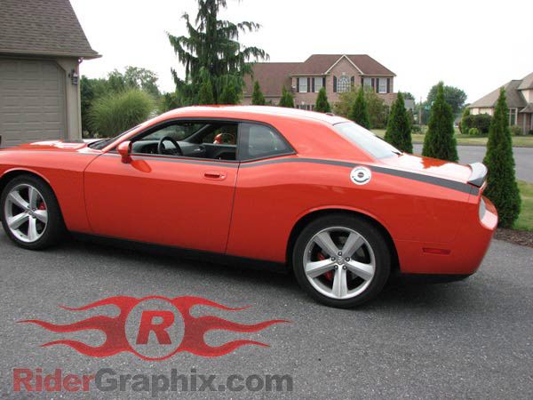 2008 & Up Dodge Challenger Pinstripe Bodyline Stripes  