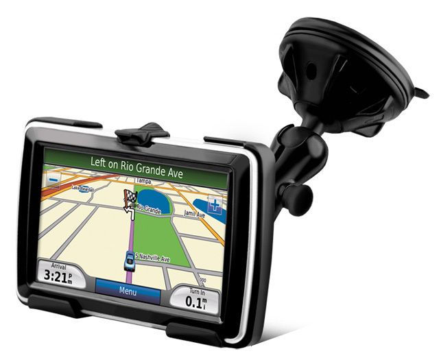 RAM Car Suction Windshield Mount with Custom Cradle for Garmin Nuvi 