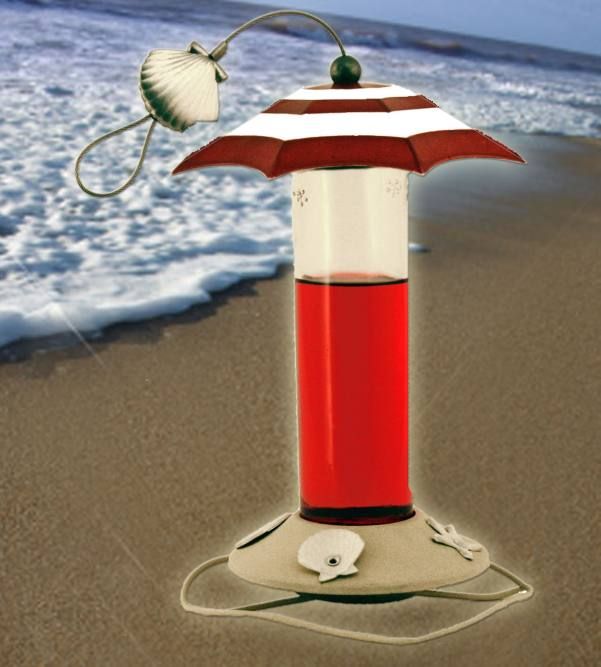 AVANT GARDEN SANDY BEACH HUMMINGBIRD FEEDER  12 oz.  