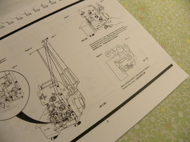 BABY LOCK SERGER MACHINE MANUAL EF 405  