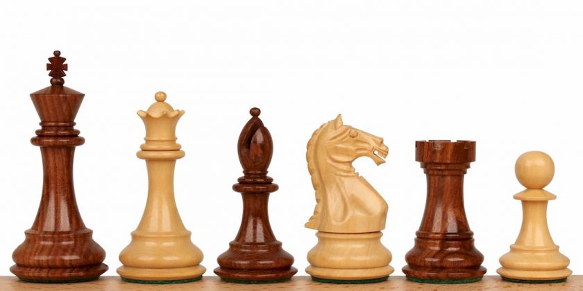 Fierce Staunton Chess Set Golden Rosewood 3 King  