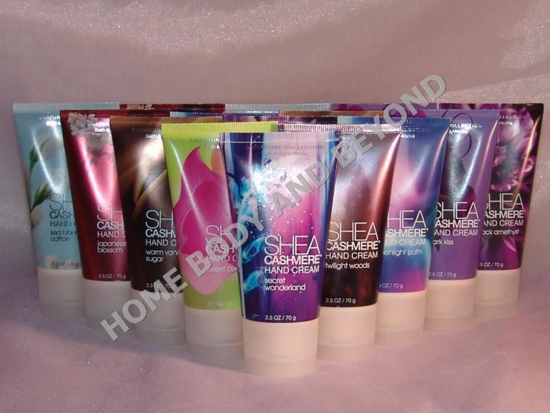 BATH & BODY WORKS Shea Cashmere Hand Cream Choose Scent  