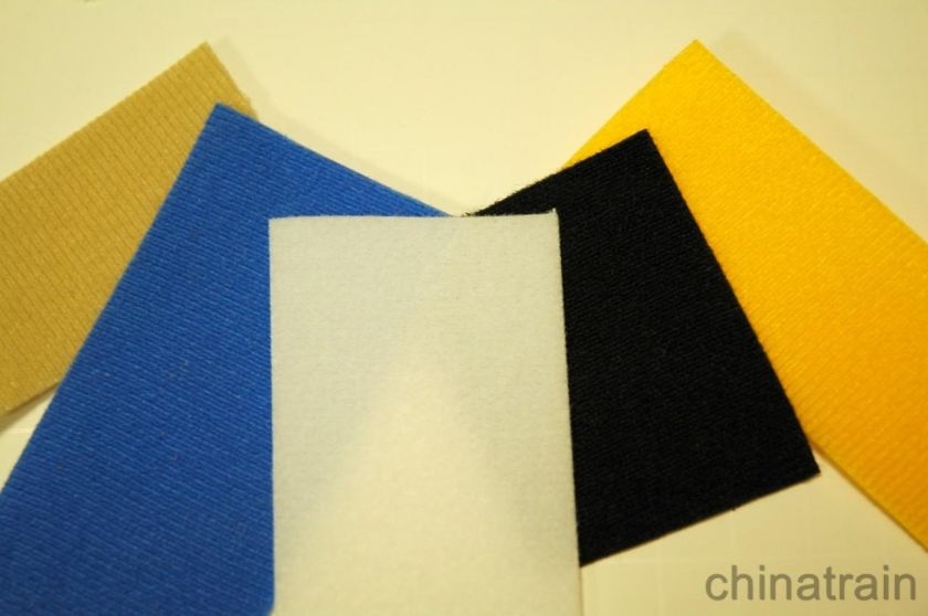 Double Sided Velcro 1 1.5 2 Black White Tan Blue Ylw  