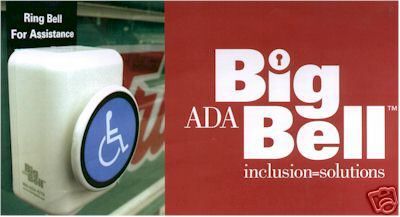 ADA Big Bell Wireless Alert System * New In Box  