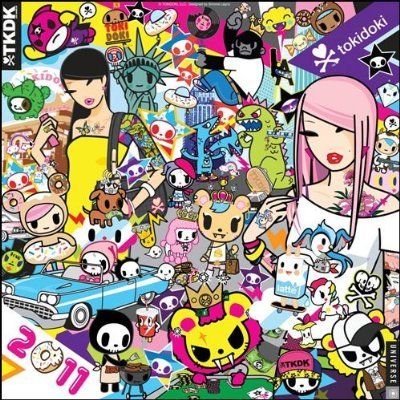 TOKIDOKI 2011 Wall Art Calendar TKDK JAPAN SIMONE LEGNO  