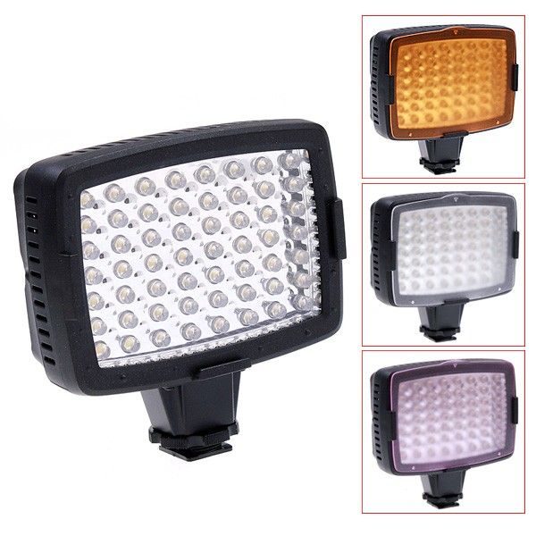 NEW LED Video Light Lamp for Camera DV Camcorder Lighting 5400K CN 