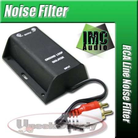 RCA NOISE AUDIO FILTER GROUND LOOP ISOLATOR HUM KILLER  