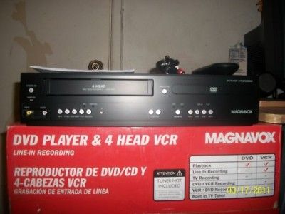 MAGNAVOX DVD/CD WITH VCR RECORDER DV220MG9  