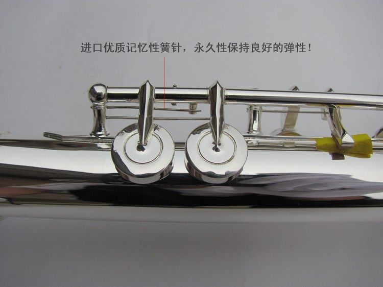 Professional Flute,Solid 925 silver Mouthpiec body,French key,16 open 