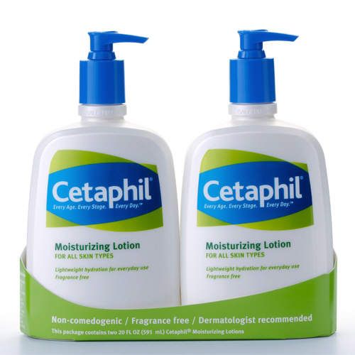 CETAPHIL MOISTURIZING SKINCARE LOTION 40 OZ 1182ml NEW 2pk all skin 