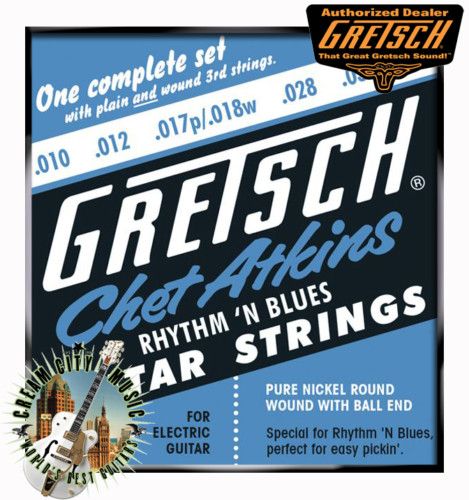 Gretsch Guitar Strings Chet Atkins Wound G 3rd 10 48  