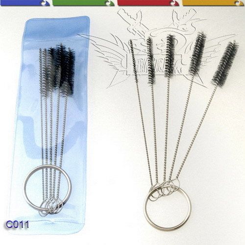 EMS SHIPPING30 sets tattoo cleaning brush for tip/grip  