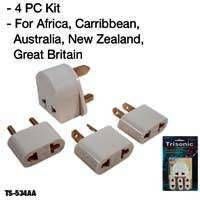 FOREIGN CONVERTER WALL PLUGS UNIVERSAL AC ADAPTER KIT  