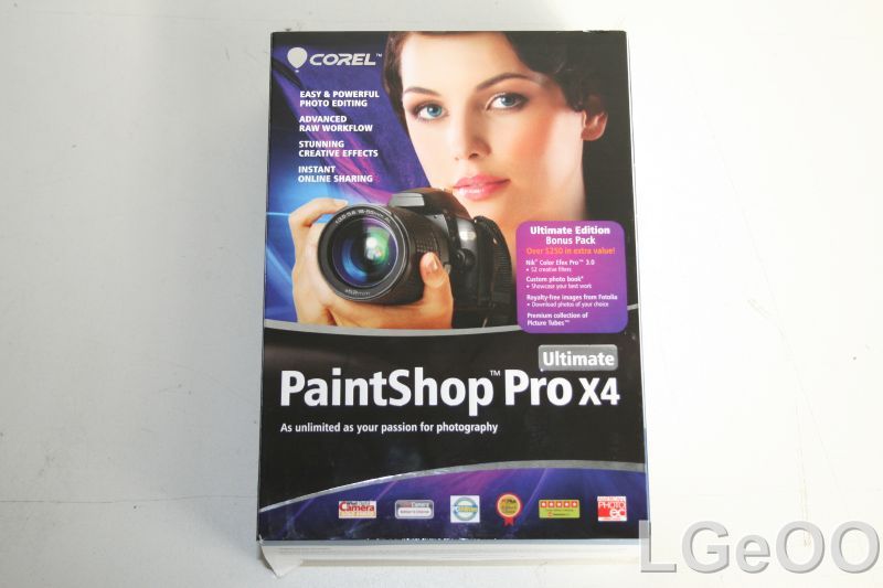 New Corel PaintShop Pro X4 Ultimate 735163137231  