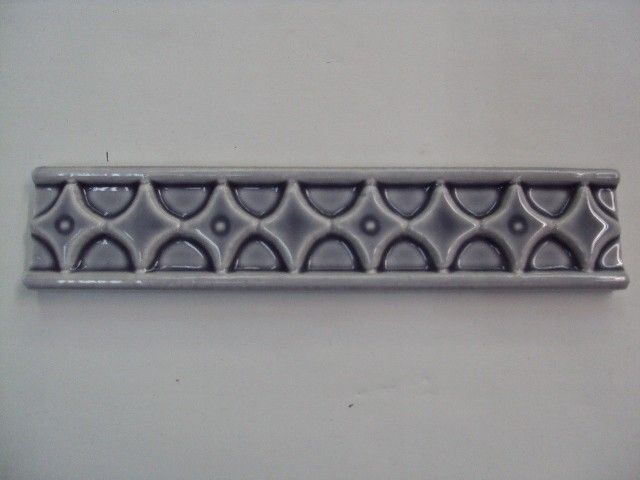 10  1 X 6 DIAMOND MOLDING TRIM DECO TILE CORNFLOWER  