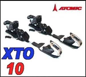 09 10 Atomic XTO 10 Uppers (DIN 3 10) Bindings NEW   