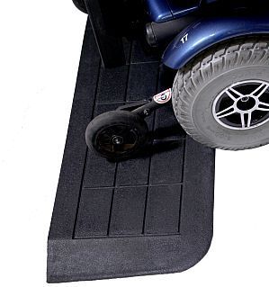 EZ Edge Rubber Threshold Ramp, Scooter & Powerchair  