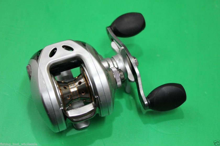   High Speed 6.31 Baitcasting Reel Silver Aluminum Spool FSDR  