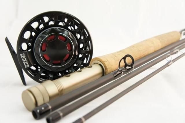 ECHO Carbon 9 6wt Fly Fishing Rod Blackfoot Reel Combo  