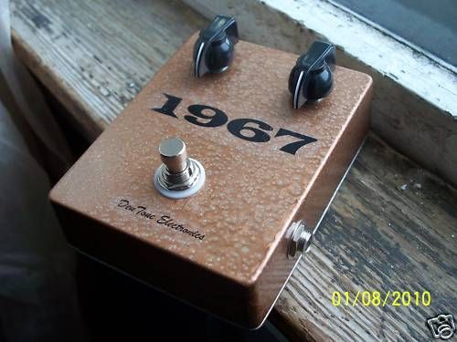 DenTone 1967 Fuzz Face pedal clone boutique germanium Dallas Arbiter 