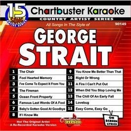 CHARTBUSTER KARAOKE cdg90149   George Strait Vol. 1  