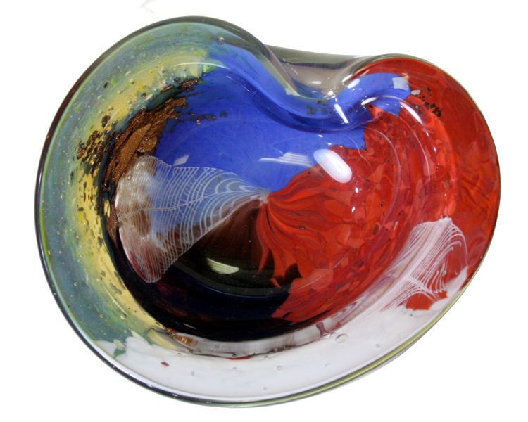 Dino Martens Oriente Aureliano Toso Glass Bowl c1950s  