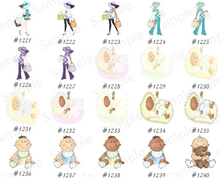 25 Baby Shower Favors Thank You Note Cards GP #7  