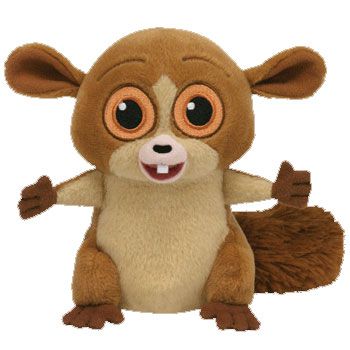 MORT the LEMUR   TY BEANIE BABY (MADAGASCAR MOVIE)  