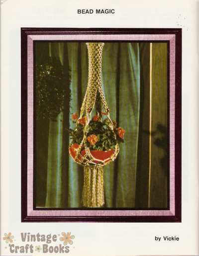 Macrame Portraits Vintage Pattern Booklet Plant Hangers  