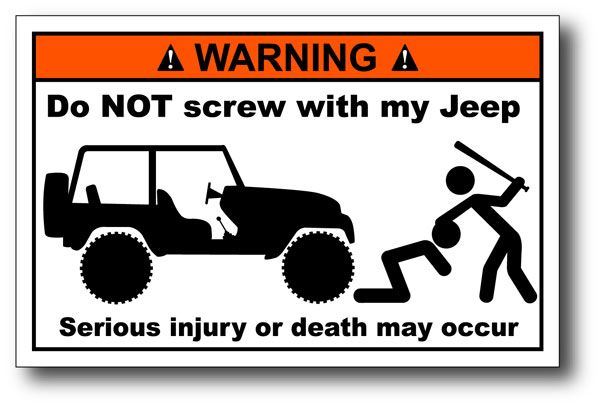   My Jeep Wrangler Decal Sticker 4x4 Sport CJ TJ YJ XJ X Sahara  