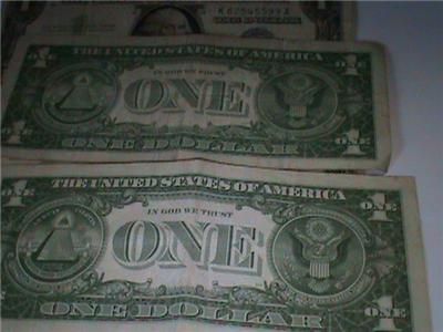 1957 A,6 1957 $1 DOLLAR BILLS (BLUE SEAL) SILVER CERTIFICATE  