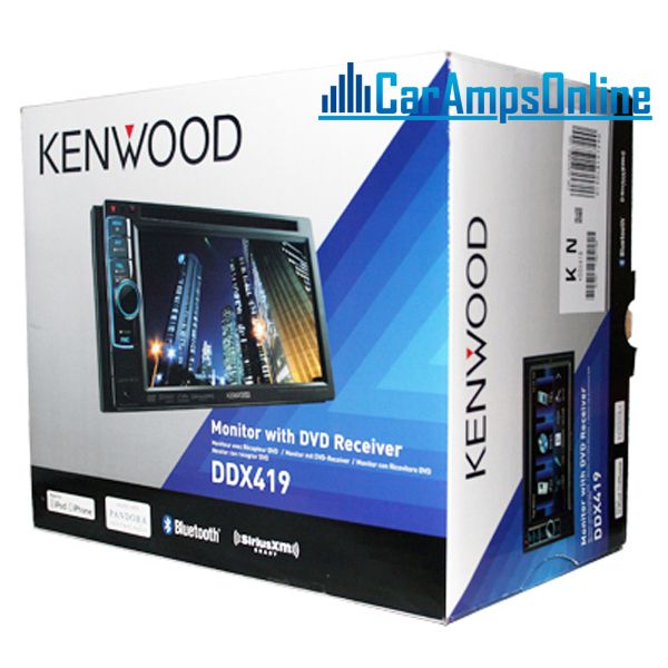 KENWOOD DDX419 IN DASH TOUCHSCREEN DVD PLAYER RECEIVER CD/USB IPOD 