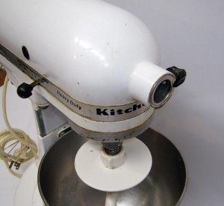 KitchenAid K5SS Heavy Duty Commercial 325 Watts Stand Mixer   Works 