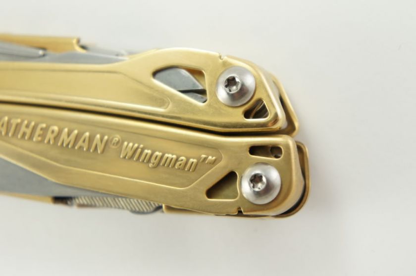 Leatherman Wingman Multi Tool, 24k Gold Plated Handles   Custom Model 