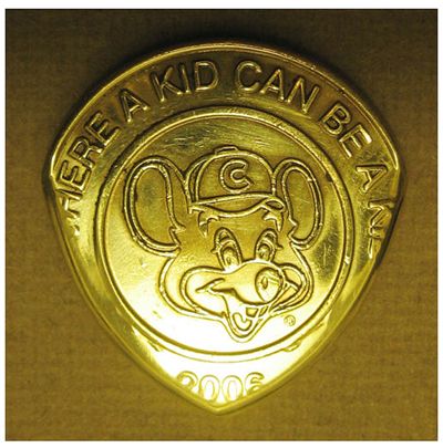 CHUCK E CHEESE COIN guitar bass mandolin dulcimer pick