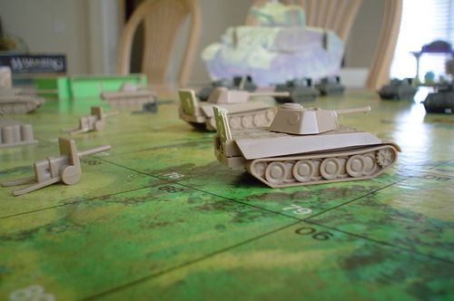 TANK BATTLE   Rare Vintage 1976 Game by MB Games  