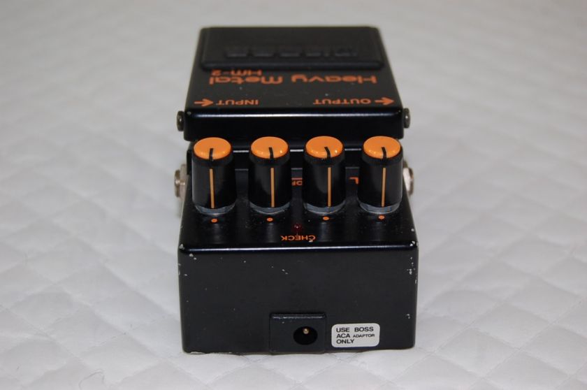 BOSS HM 2 Heavy Metal Distortion 1983 made in Japan Black Label  