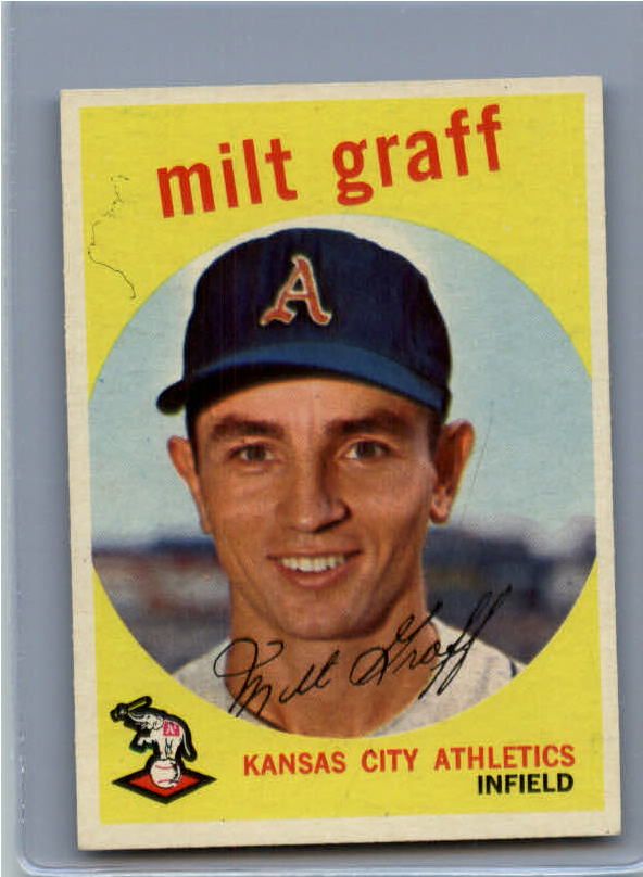 1959 Topps BB #182 Milt Graff As  