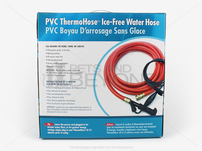 OUTDOOR THERMO HEATED PVC 20 FEET GARDEN/KENNEL/GARAGE/BARN WATER 