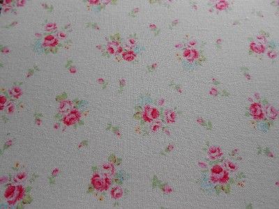 Shabby Cottage Chic Flower Sugar fabric mouse pad tiny pink roses 