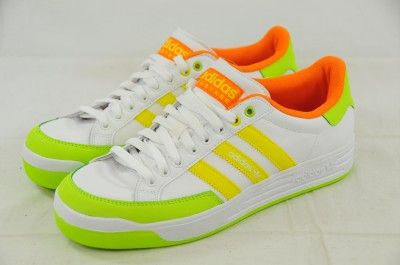 ADIDAS ORIGINALS 160102 NASTASE LEA TENNIS WHITE NEONS 8.5 (6369 