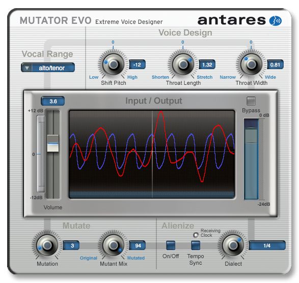 Antares MUTATOR Evo Extreme Vocal Effects Processor   E Mail  