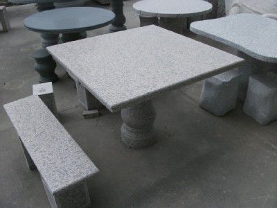 GRANITE OUTDOOR PATIO AND BENCH SET GPS1  