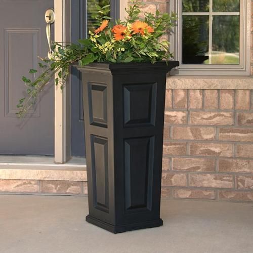 New Mayne Nantucket 32 Tall Outdoor Patio & Sidewalk Flower Planter 