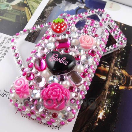 Bling red Hello Kitty Flower Crystal Diamond case for Palm PIXI  