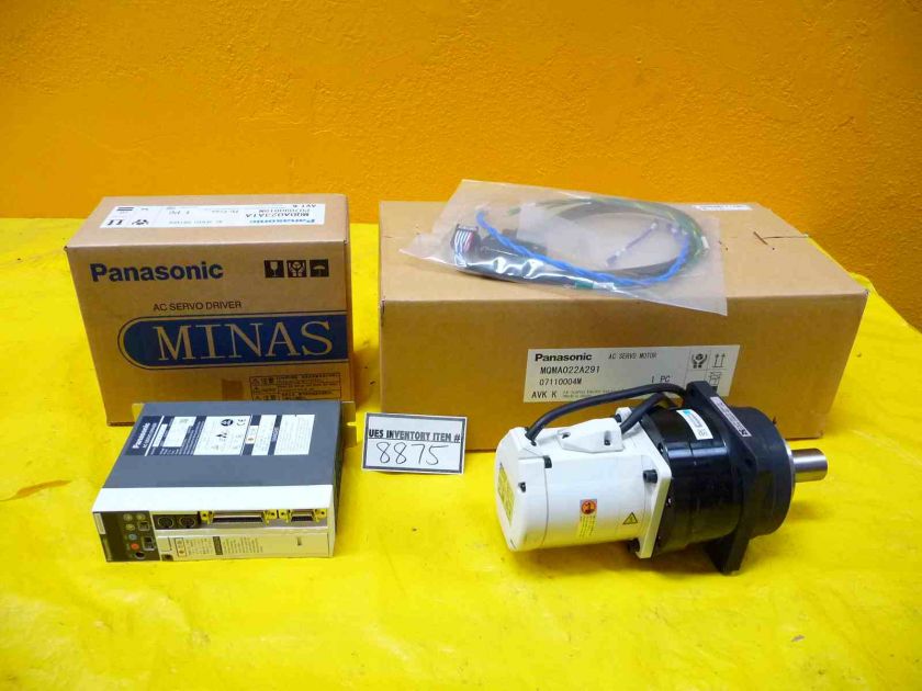 Panasonic Servo Drive & Motor Set MQDA023A1A new  